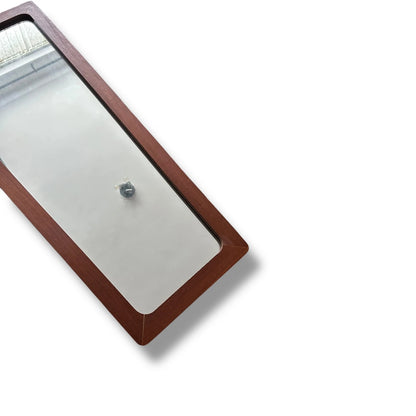Mid Century modern long danish teak wood mirror