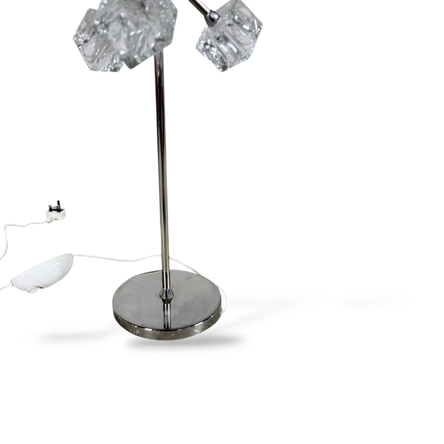 IKEA Ice Cube Lamp – Chrome & Glass Table Lamp, Space Age Design