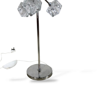 IKEA Ice Cube Lamp – Chrome & Glass Table Lamp, Space Age Design