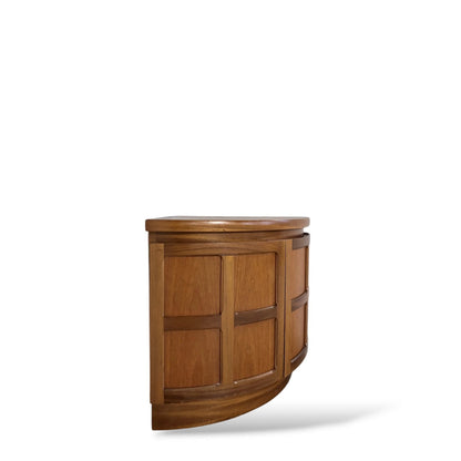 Nathan Mid-Century Corner Unit Teak Bedside Cabinet