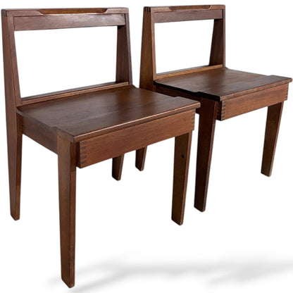Gordon Russell–Inspired Coventry Teak Chairs – Mid-Century Modern Pair