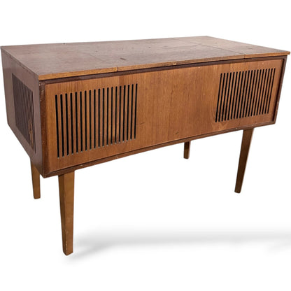 Mid Century Radiogram – Vintage Alba Radiogram Console With Turntable Cabinet