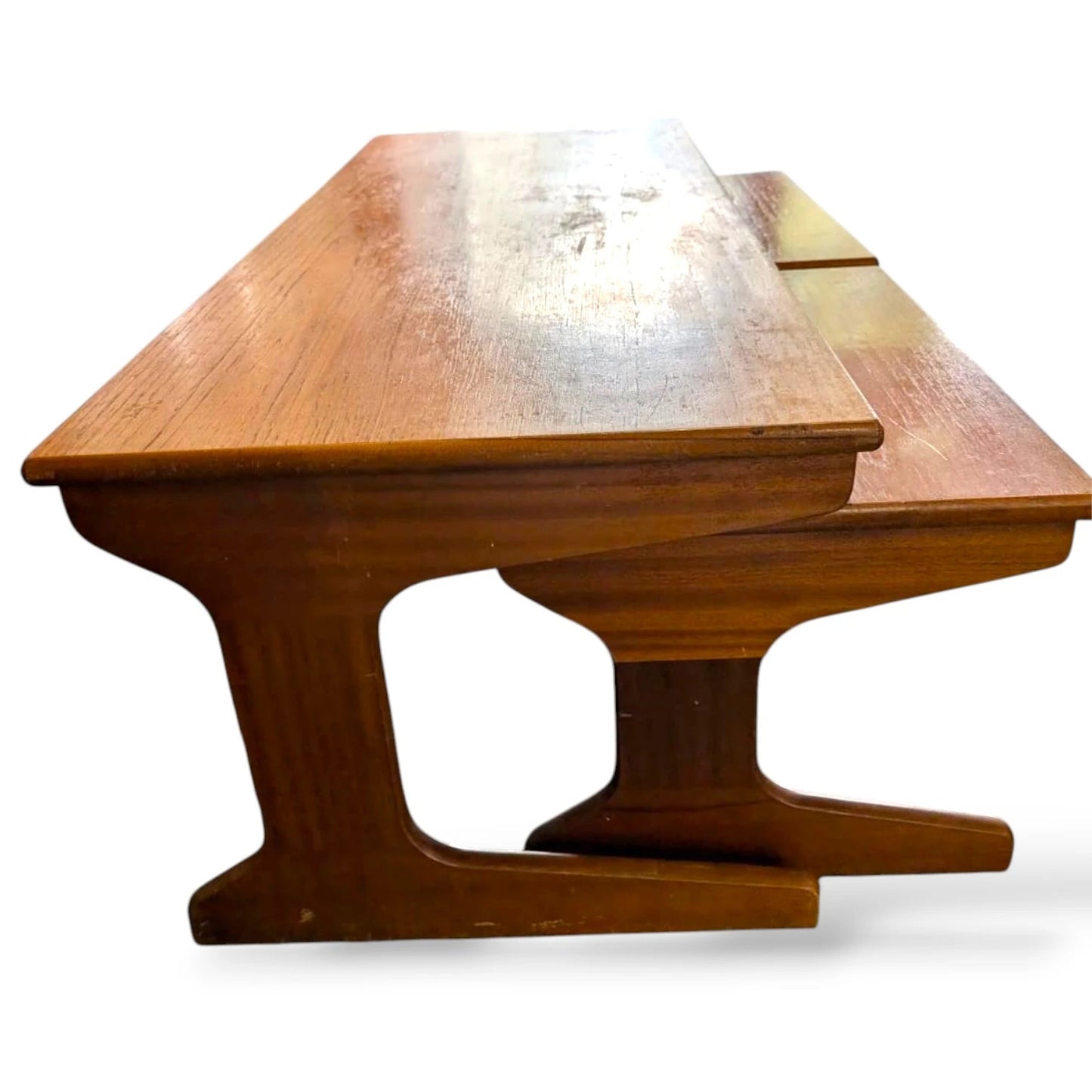 Mid-Century Teak Nesting Tables by Portwood – Vintage 1960s