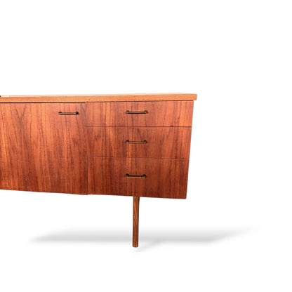 Mid-Century Teak Sideboard – Compact 1960s Vintage Credenza