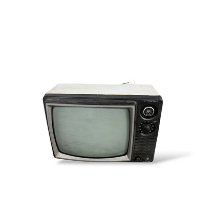Vintage Teleton Portable Television – 1970s Solid State CRT TV, Untested, Display Prop