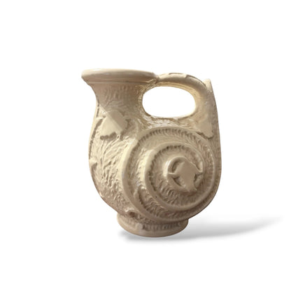 Vintage Burleigh Ware Cream Ceramic Jug | English Pottery Jug | 1930s Art Deco