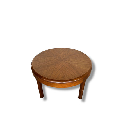 Mid Century Modern Danish Style Sunburst Coffee Table