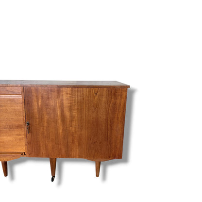 Metamorphic Danish Desk – Mid-Century Teak Convertible Cabinet