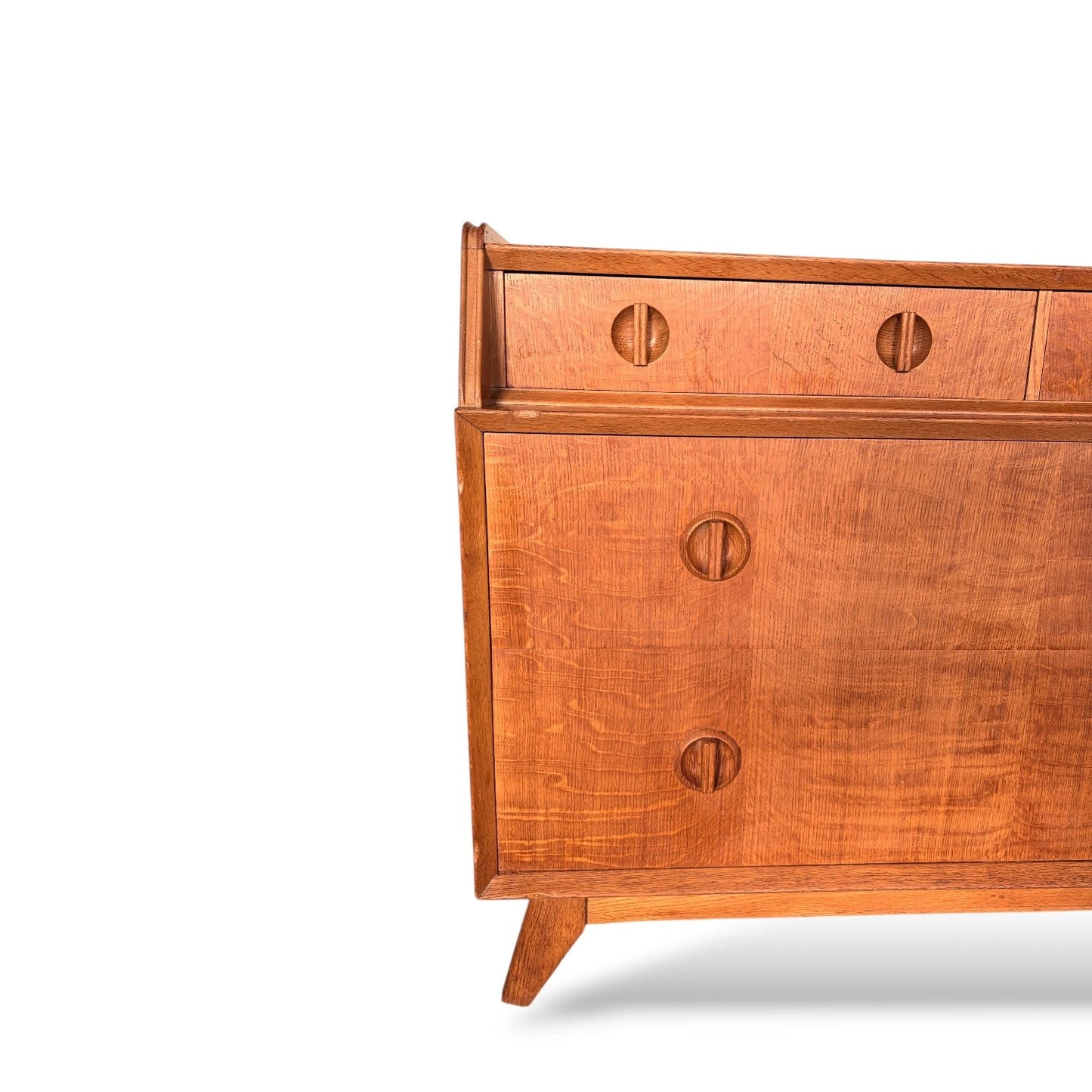 Vintage White & Newton Sideboard – Compact Mid-Century Oak Credenza