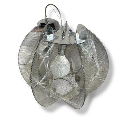 Vintage Paul Secon for Sompex Pendant Lamp – 1960s Nylon String Space Age Sputnik Light