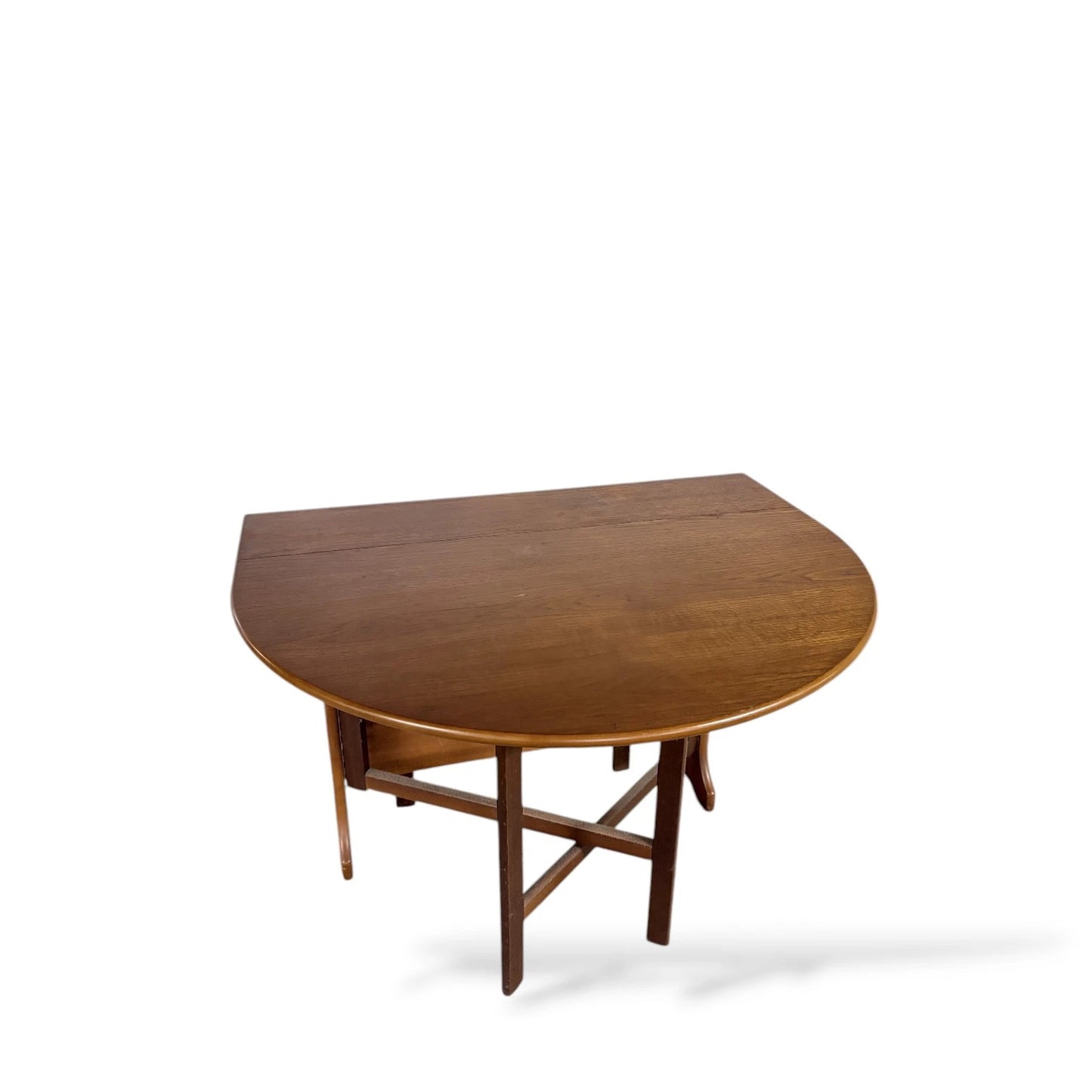 McIntosh Teak Drop-Leaf Dining Table – Mid-Century Folding Table