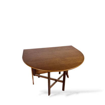 McIntosh Teak Drop-Leaf Dining Table – Mid-Century Folding Table