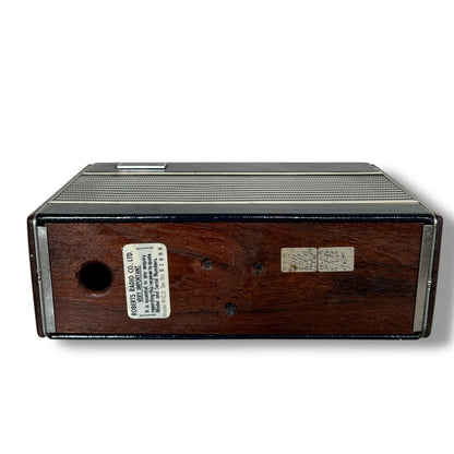 Vintage Roberts Radio – 1970s Retro Portable Radio in Blue & Wood