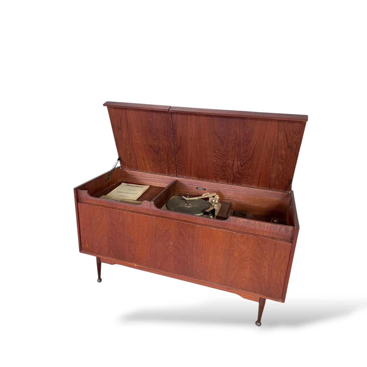 Mid-Century Armstrong Radiogram with Tandberg Speakers – Teak Cabinet by Sparksound Ltd