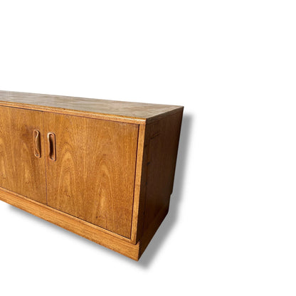 1960s G Plan Teak Low Sideboard – Mid-Century Modern Credenza Storage Unit