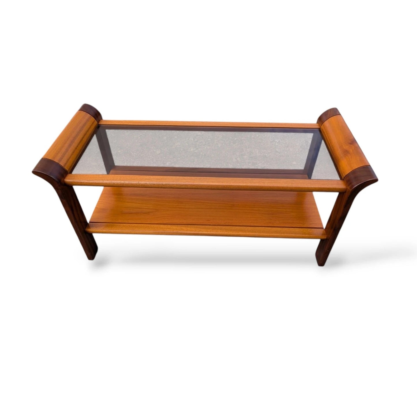 Nathan Smoked Glass Coffee Table – Mid-Century Modern Design