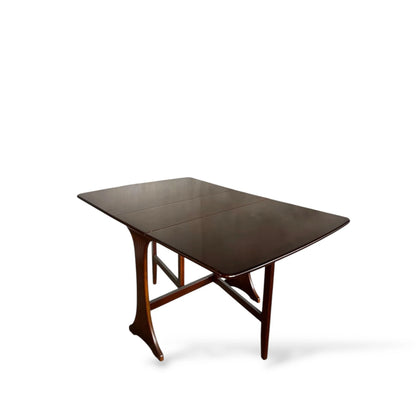 Mid Century G Plan Drop Leaf Dining Table, Teak Folding Kitchen Table