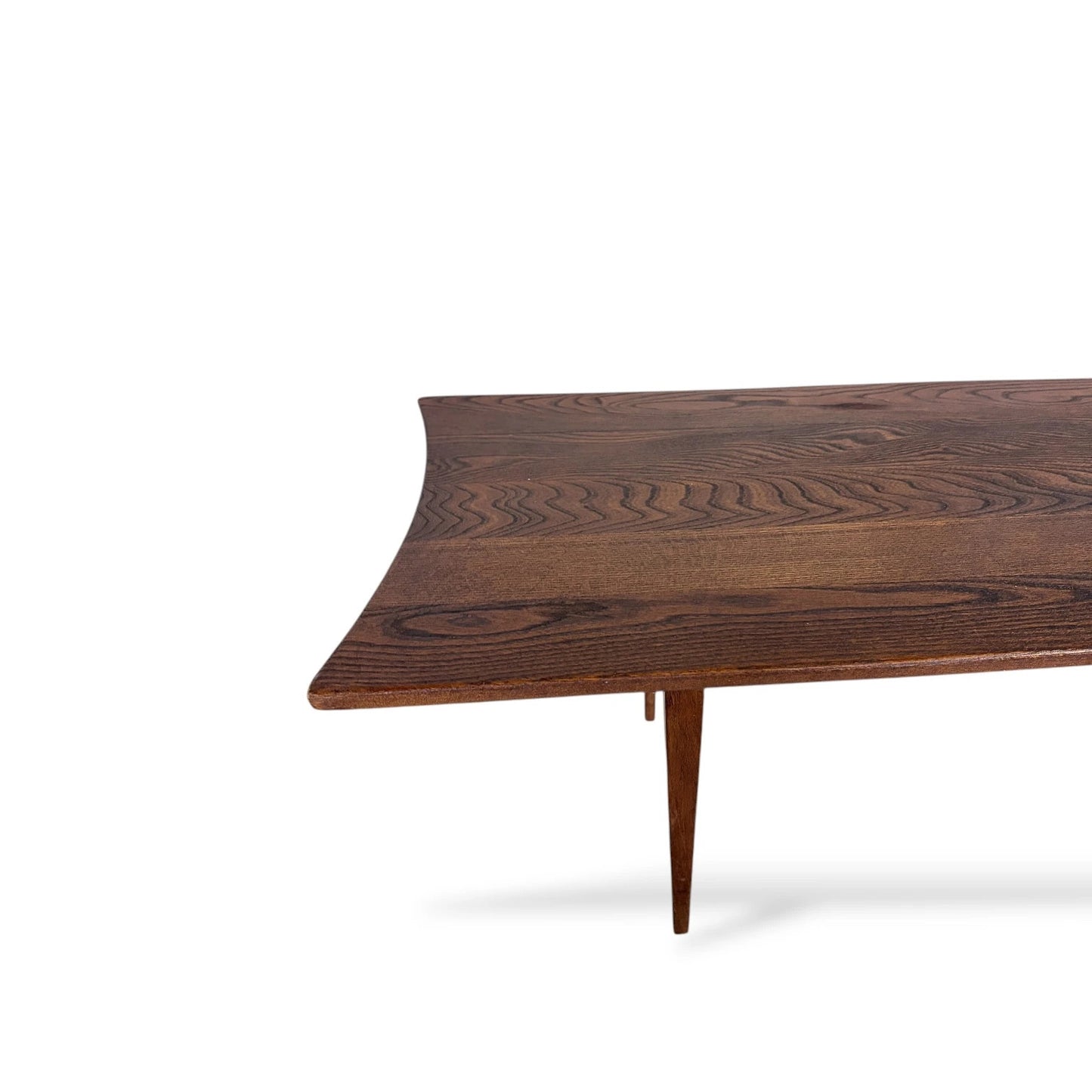 Mid-Century Teak Surfboard Coffee Table – Scandinavian