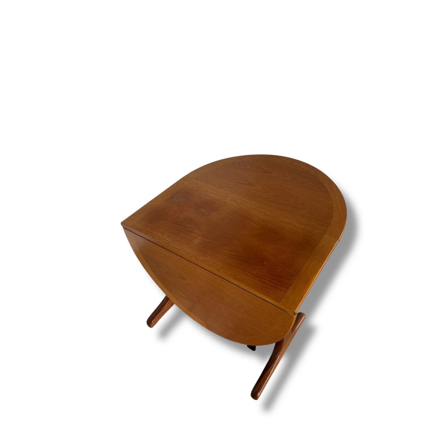 Mid Century Modern Nathan Teak Small Drop Leaf Table