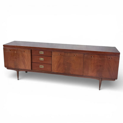 Mid-Century Mahogany Sideboard – Vintage Greaves & Thomas Storage Unit