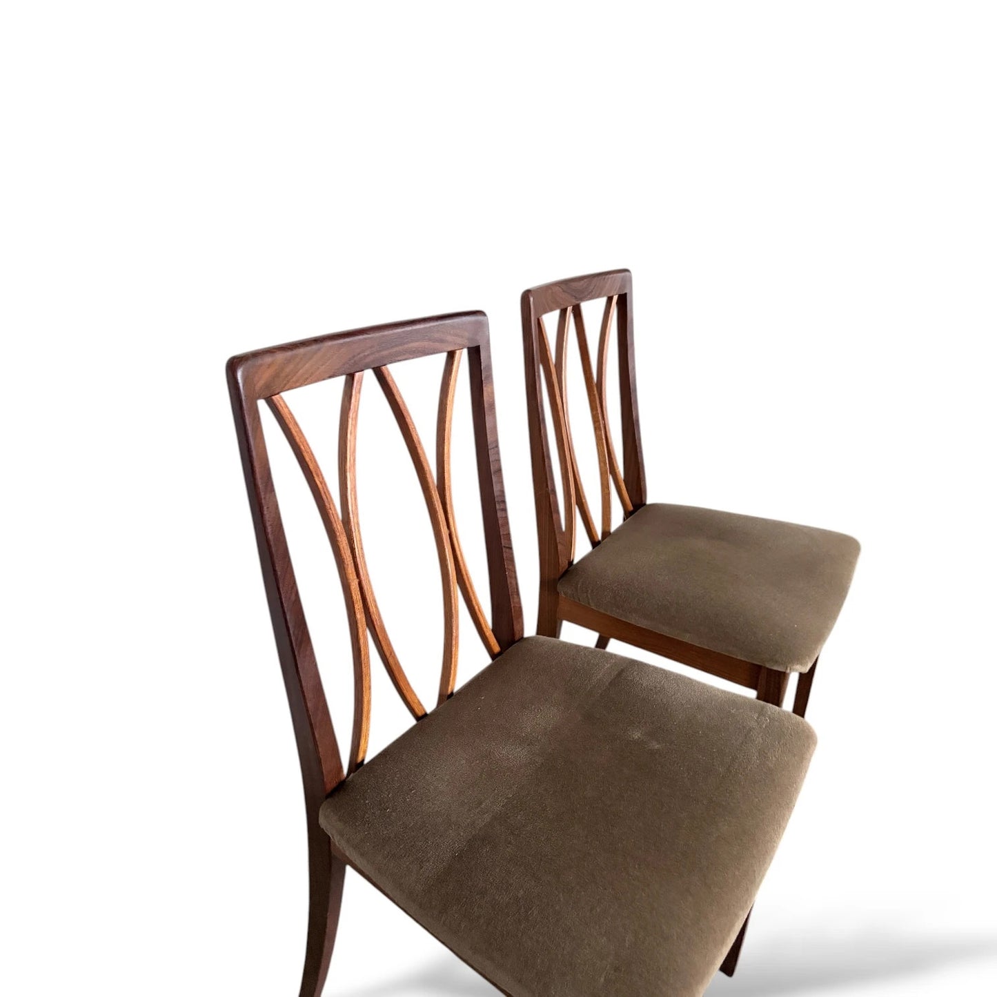 Pair of G Plan Afromosia Dining Chairs | Mid-Century British Design