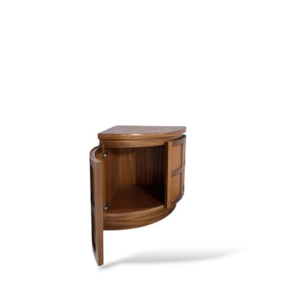 Nathan Mid-Century Corner Unit Teak Bedside Cabinet