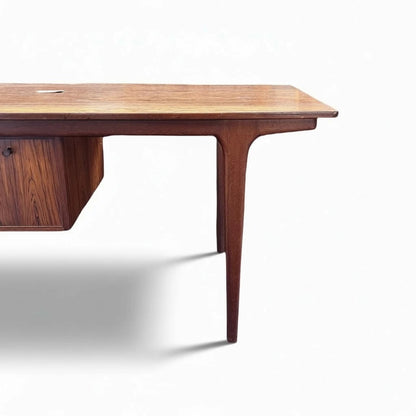Danish Rosewood Coffee Table Attributed to Omann Jun – 1960s Mid-Century Modern Telephone Table