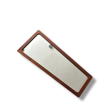 Mid Century modern long danish teak wood mirror