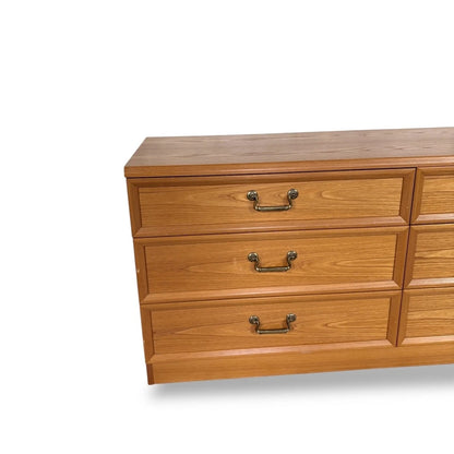 Vintage G Plan Oak Low Chest of Drawers Sideboard Storage Cabinet
