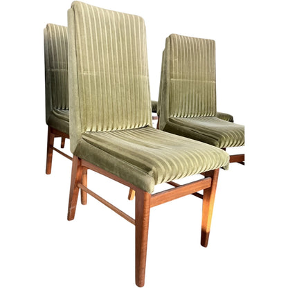 Alfred Cox Dining Chairs – Mid Century Vintage Set of Six Teak Chairs