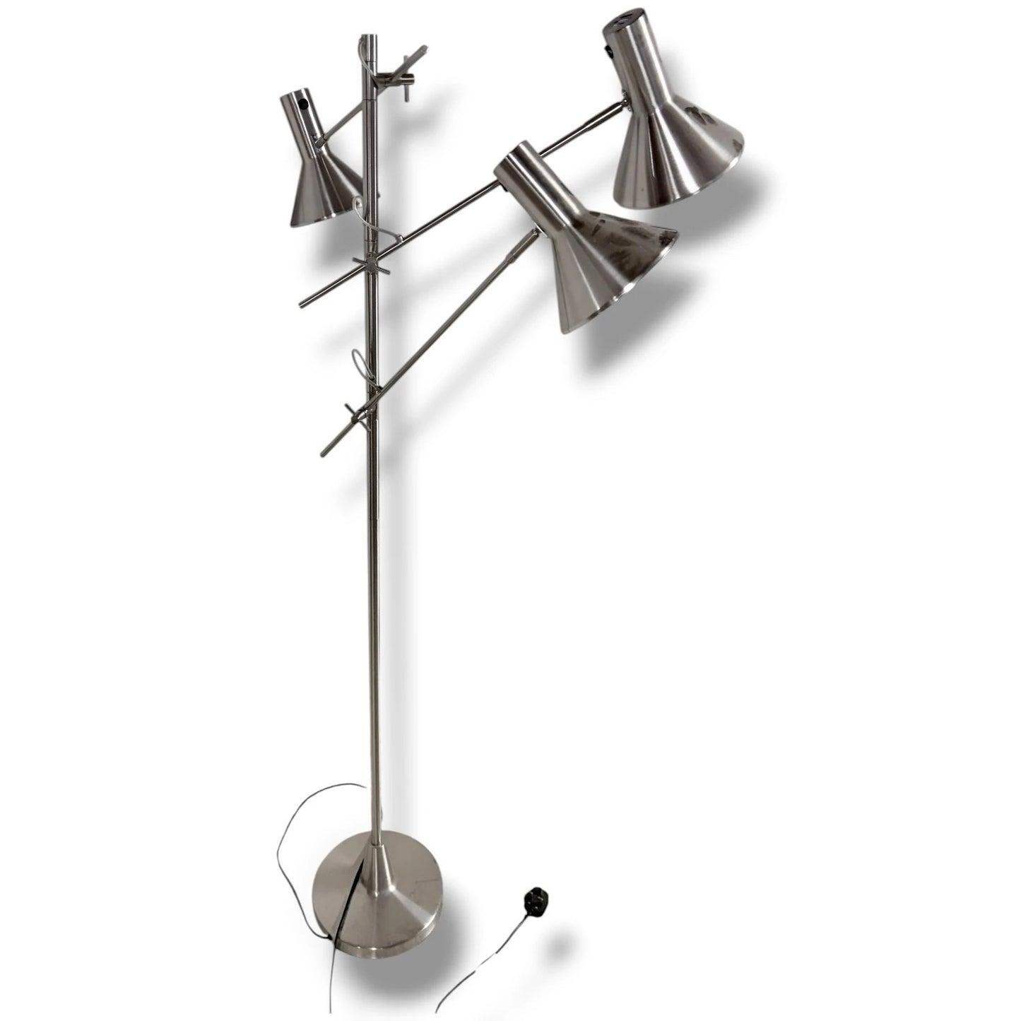 Vintage Floor Lamp - Terence Conran Multi Head Adjustable Chrome Light