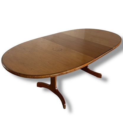 Mid Century Modern G Plan Oval Extendable Dining Table