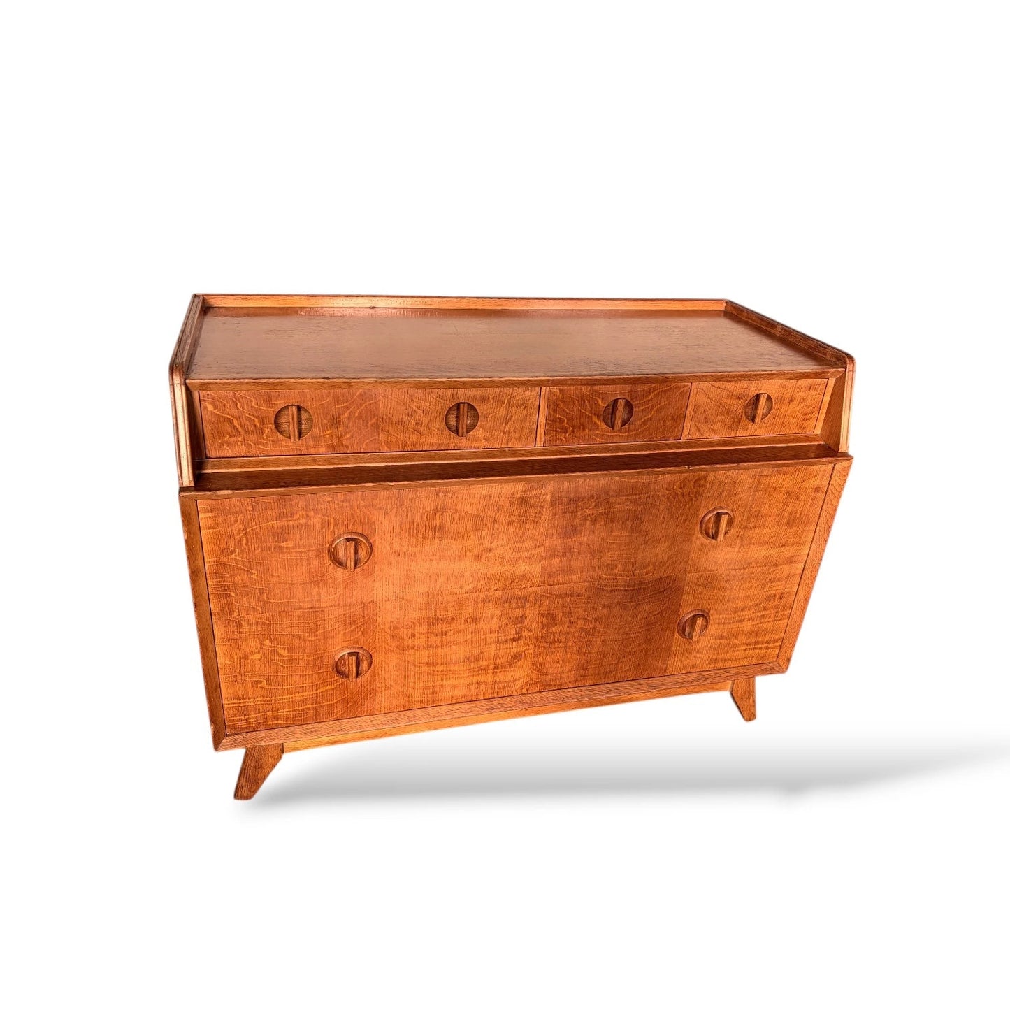 Vintage White & Newton Sideboard – Compact Mid-Century Oak Credenza