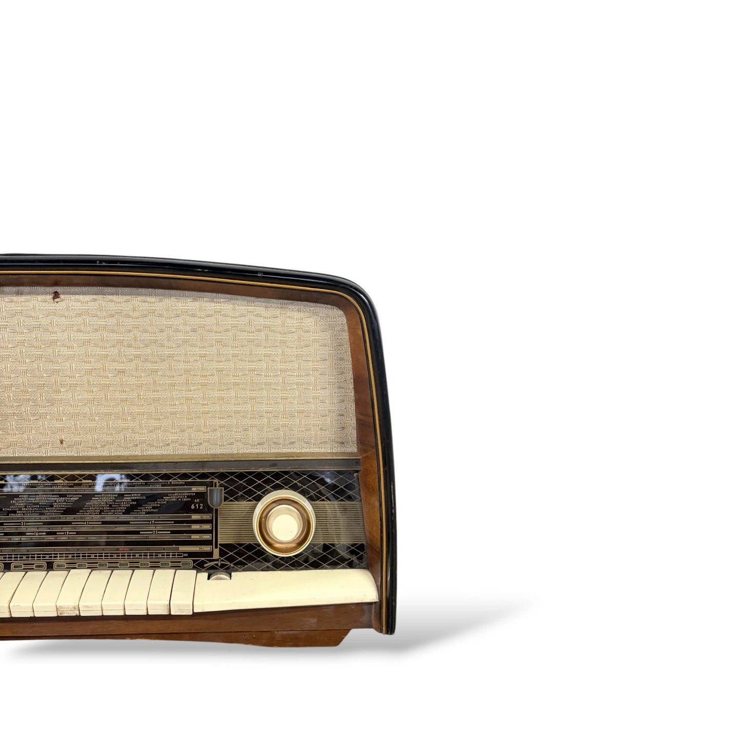Vintage 1950s Orion Valve Radio – Walnut Veneer, Mid-Century Design