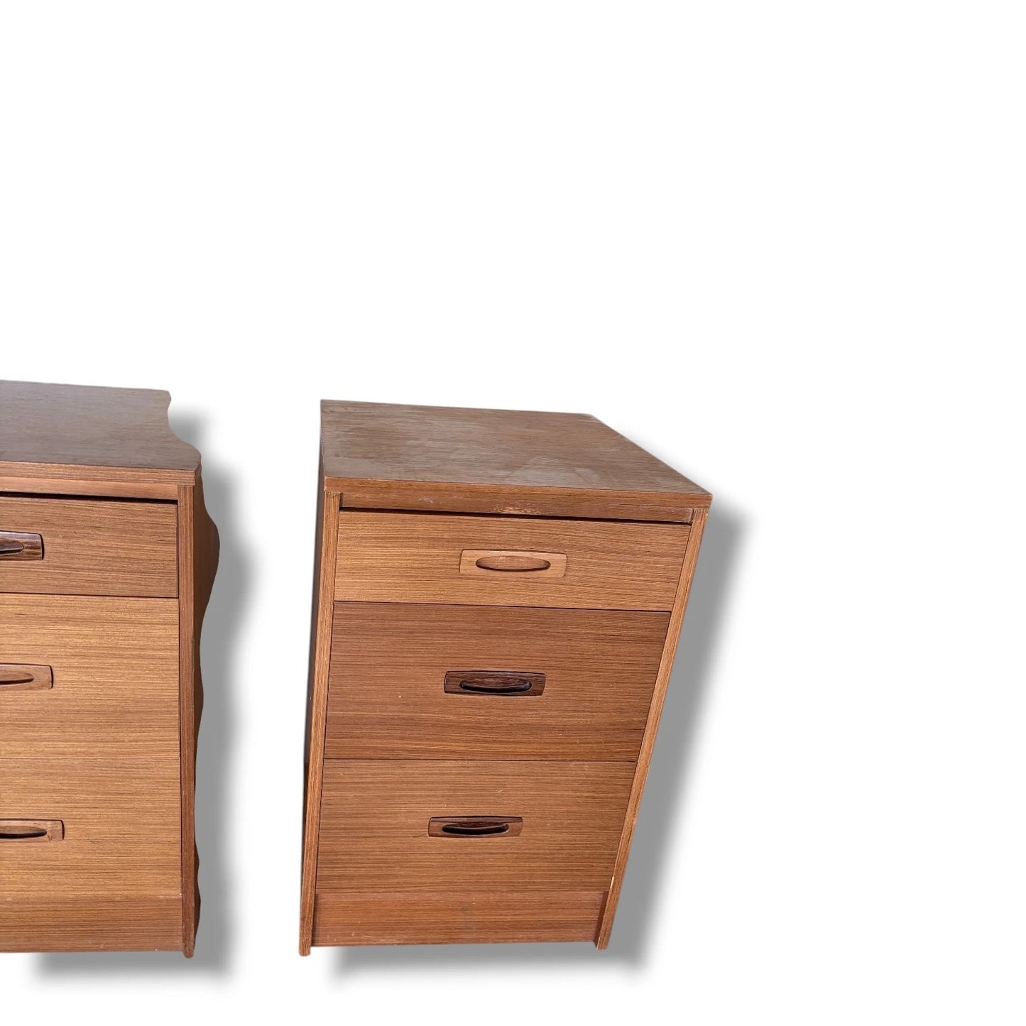 Pair of Teak Bedside Cabinets – Mid-Century Modern Design