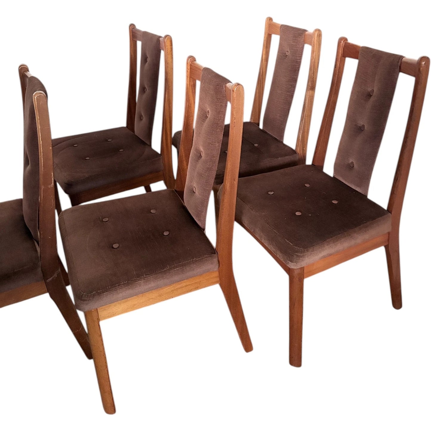 Mid Century Dining Chairs – Set of Six William Lawrence Teak Vintage Seating