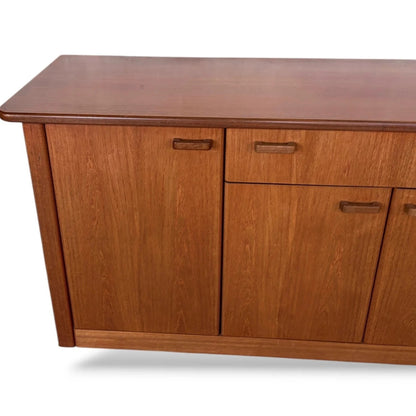Mid Century G Plan Teak Low Sideboard Credenza Cabinet