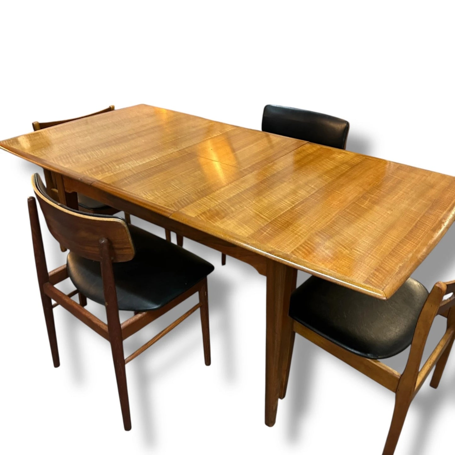 Mid‑Century Alfred Cox Extending Dining Table | 1960s British Design with Hidden Leaf