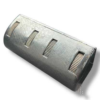 Perpetual Flip Calendar - Mid Century Vintage Desk Calendar with Black Case