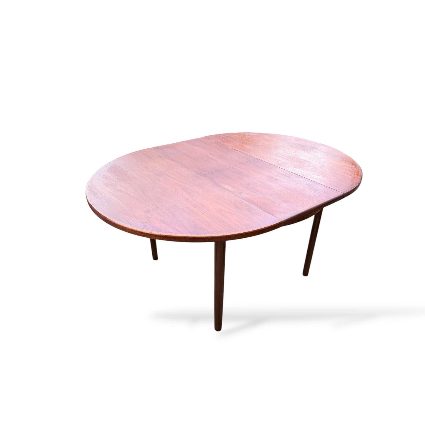 Mid Century McIntosh Extending Teak Dining Table – Round to Oval 1960s Table