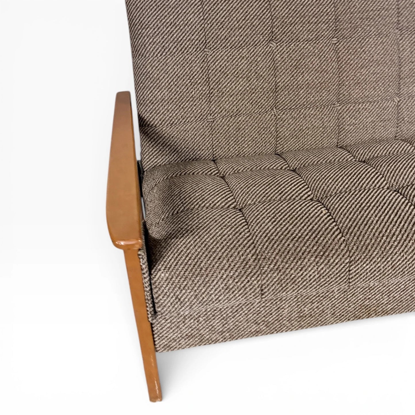Mid Century Day Bed – Danish Convertible Sofa Bed With Solid Wood Frame
