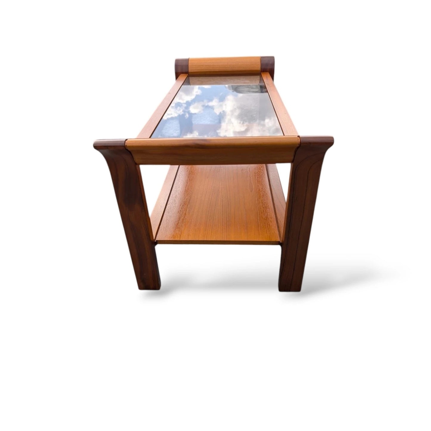 Nathan Smoked Glass Coffee Table – Mid-Century Modern Design