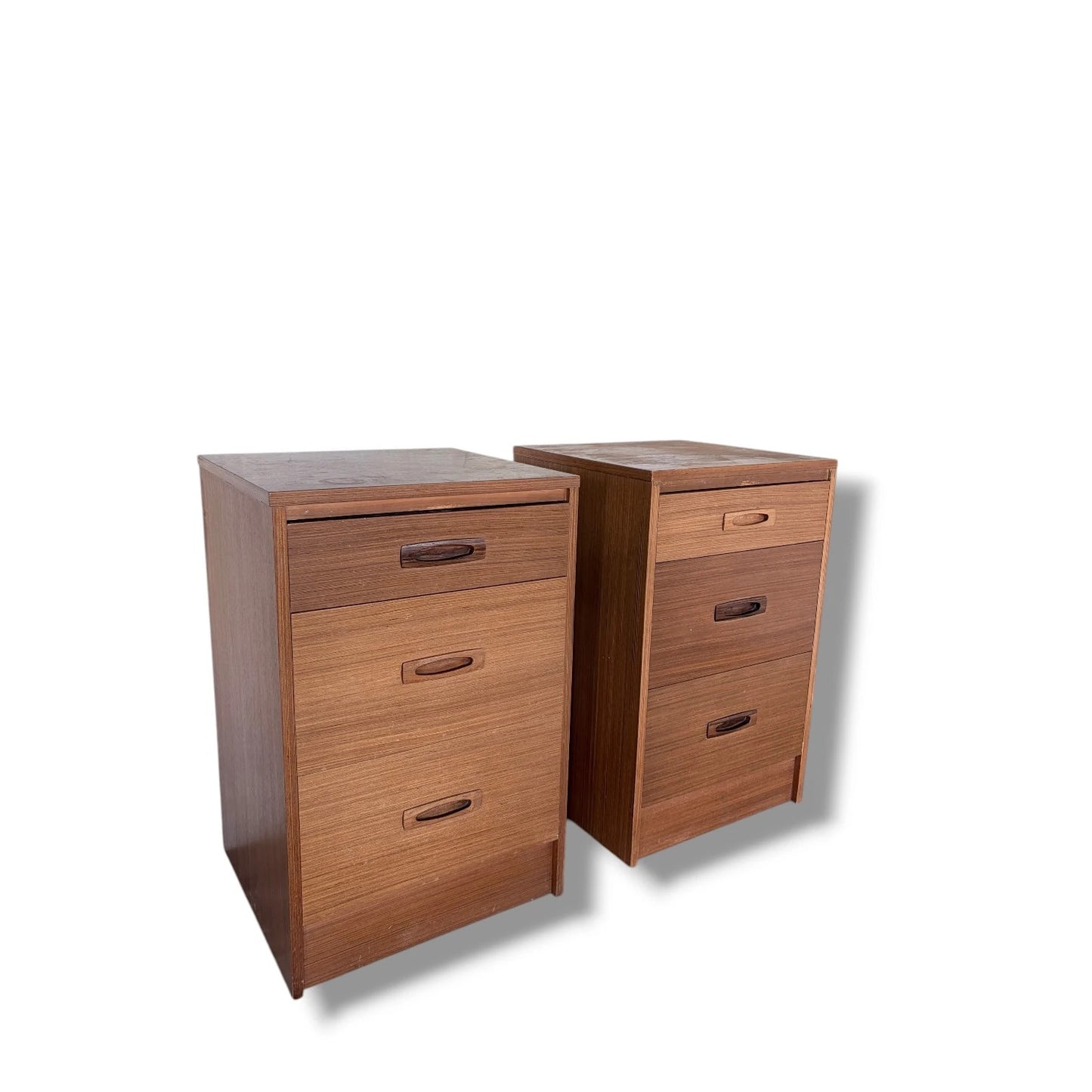 Pair of Teak Bedside Cabinets – Mid-Century Modern Design