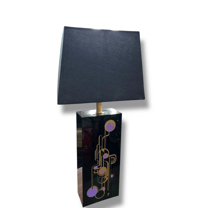 Mid Century Modern Bibasque Gatsby Style Table Lamp