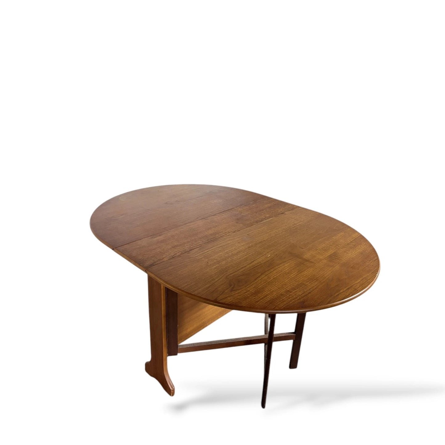 McIntosh Teak Drop-Leaf Dining Table – Mid-Century Folding Table
