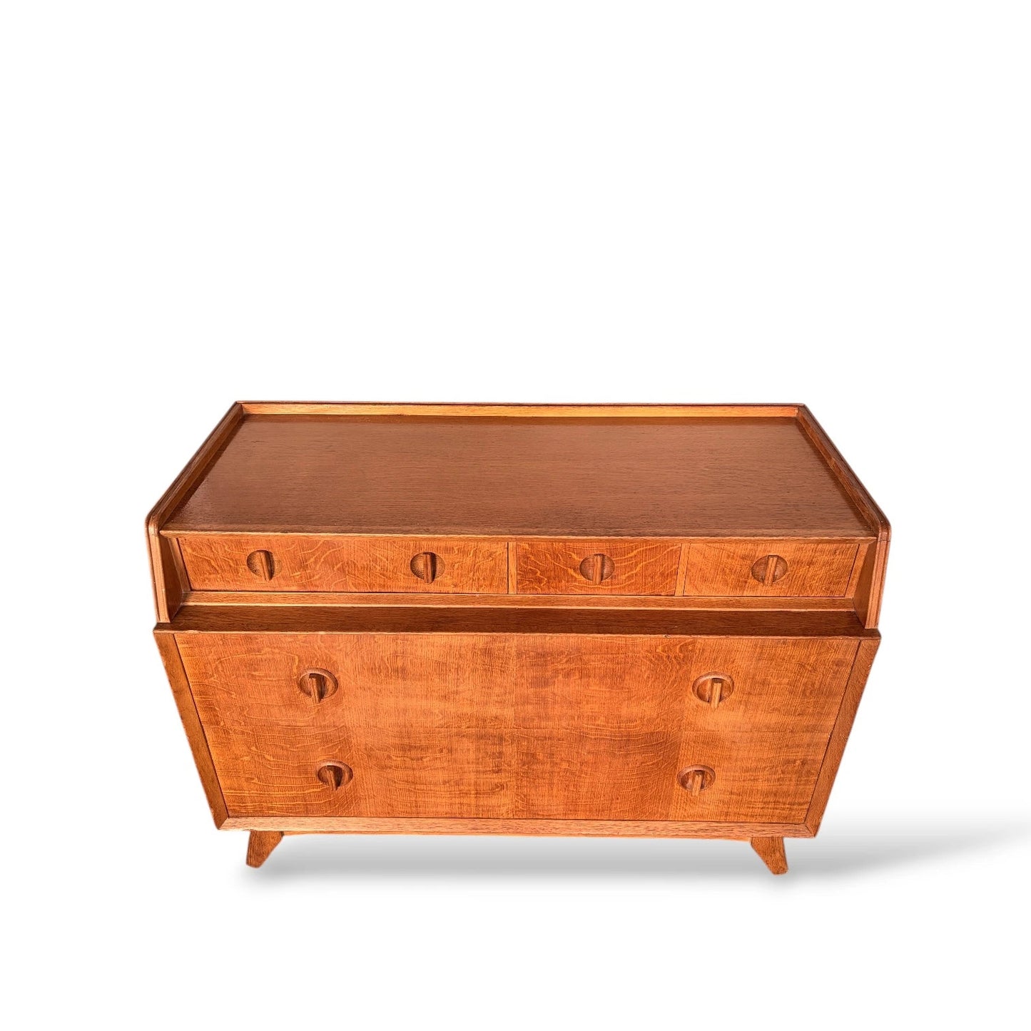 Vintage White & Newton Sideboard – Compact Mid-Century Oak Credenza