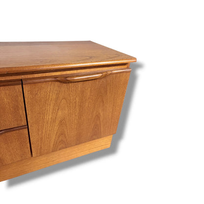 Vintage McIntosh Teak Low Sideboard – 1970s Mid-Century Modern Cabinet