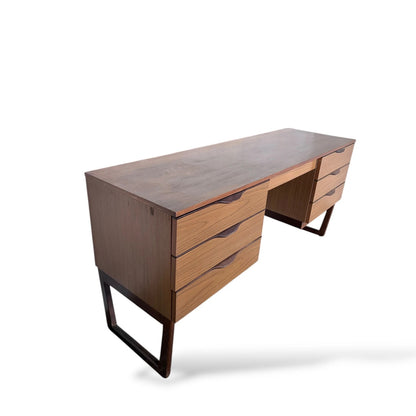 Mid-Century Europa Dressing Table / Desk | 6 Drawers