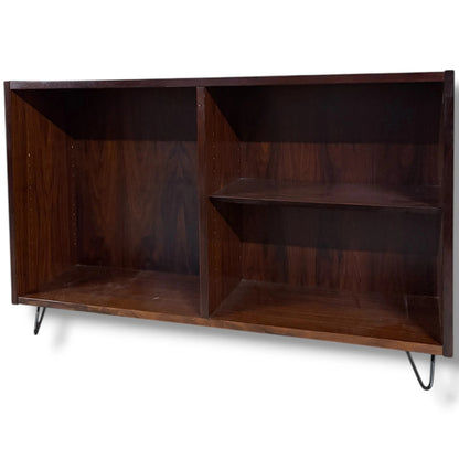 Mid Century Rosewood Bookcase – Vintage Paul Hundevad Hairpin Leg Cabinet — view 7