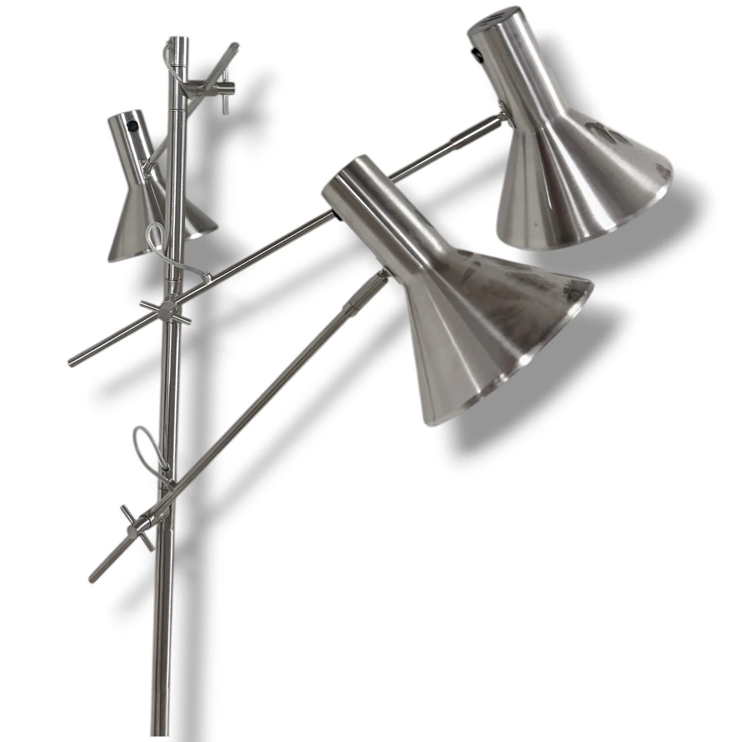 Vintage Floor Lamp - Terence Conran Multi Head Adjustable Chrome Light